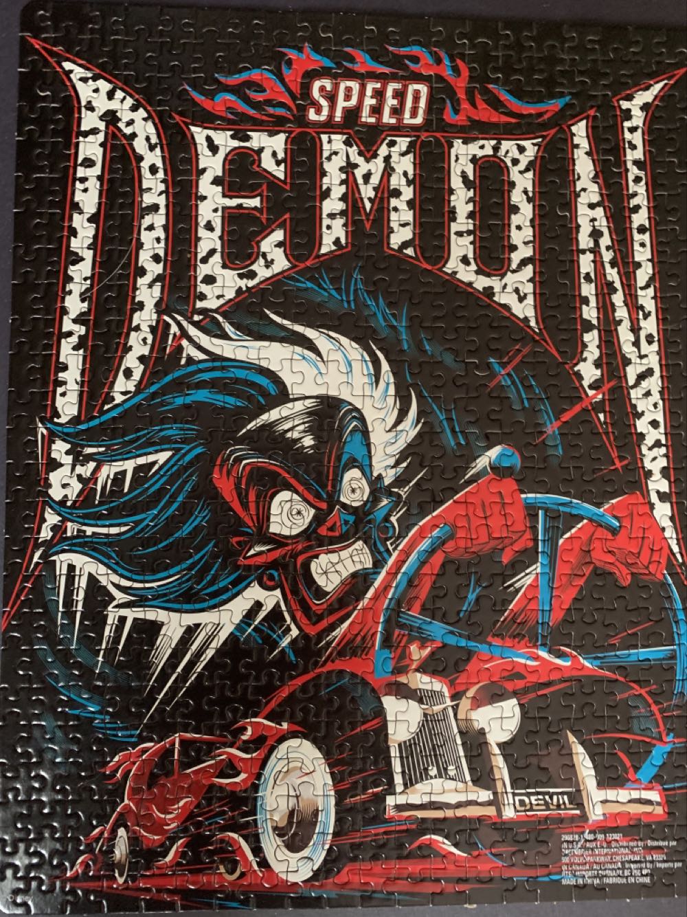 101 Dalmations Cruella Deville Speed Demon - Cardinal puzzle collectible [Barcode 778988421918] - Main Image 2