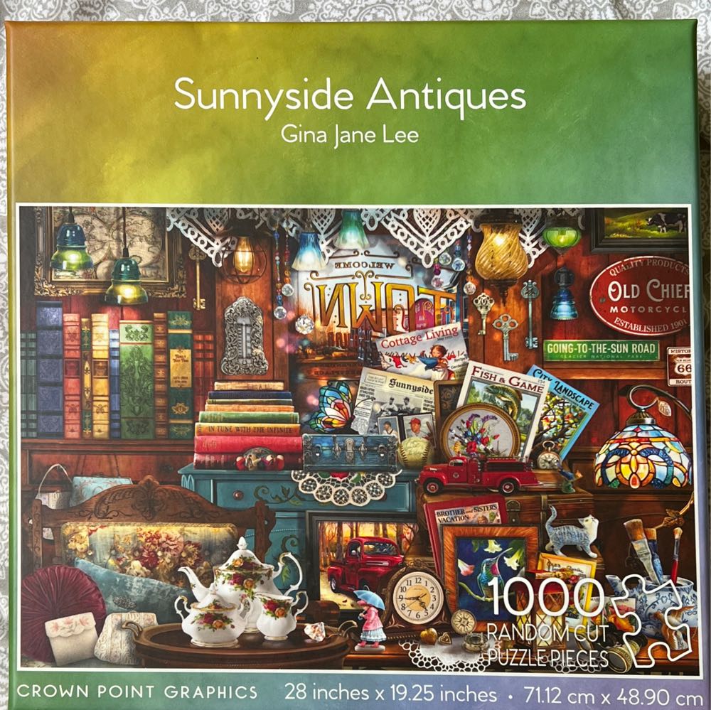 Sunnyside Antiques - Crown point graphics puzzle collectible [Barcode 713755919618] - Main Image 2