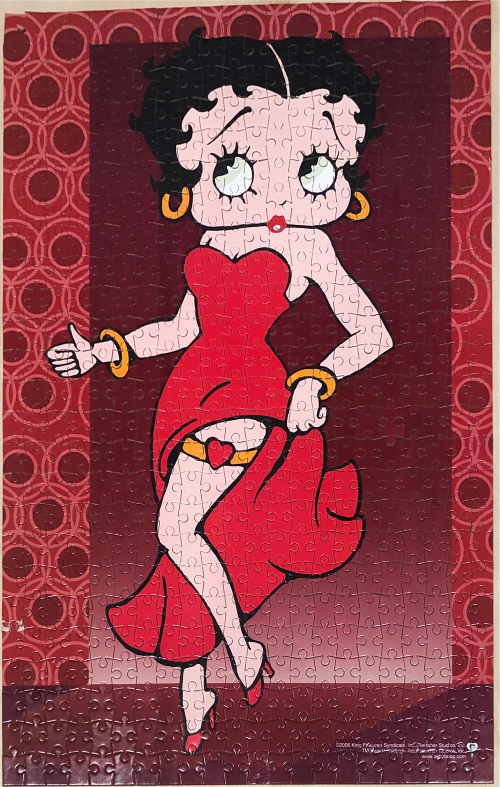 Betty Boop - Pressman puzzle collectible [Barcode 021853100853] - Main Image 2