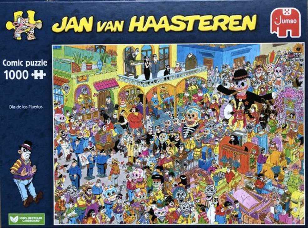 Jan Van Haasteren. Dia de los Muertos.  De Dag Van De Doden. - Jumbo puzzle collectible - Main Image 1