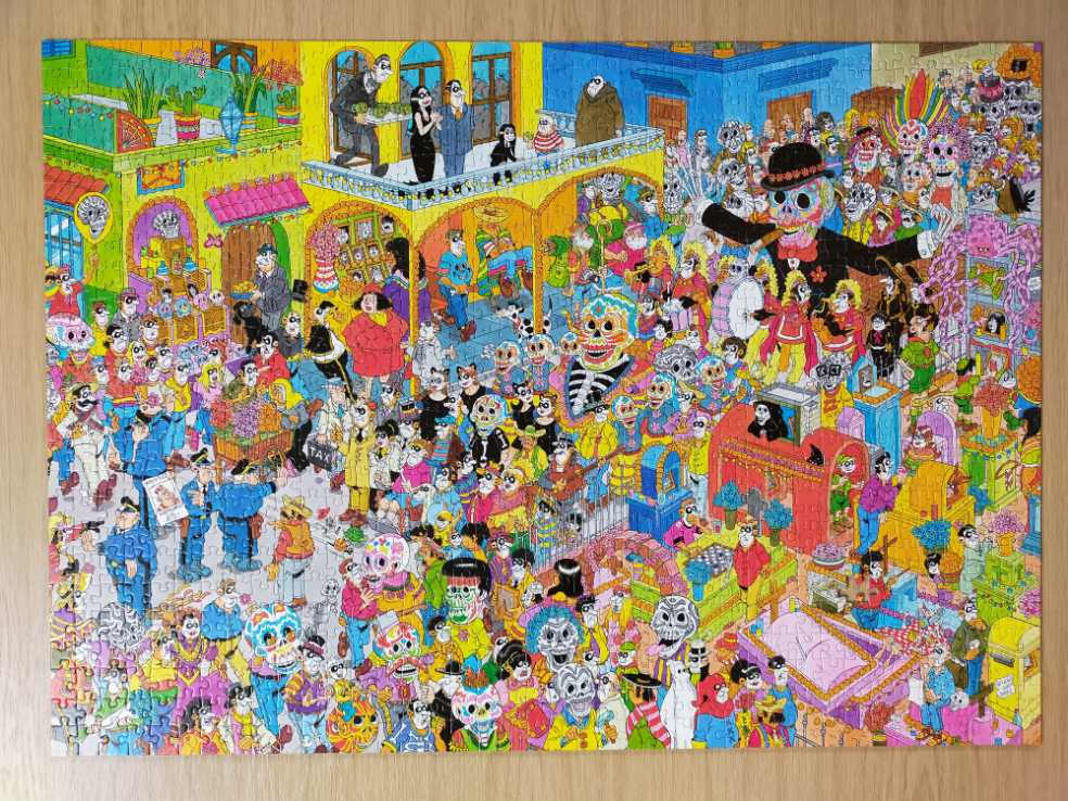 Jan Van Haasteren. Dia de los Muertos.  De Dag Van De Doden. - Jumbo puzzle collectible - Main Image 2