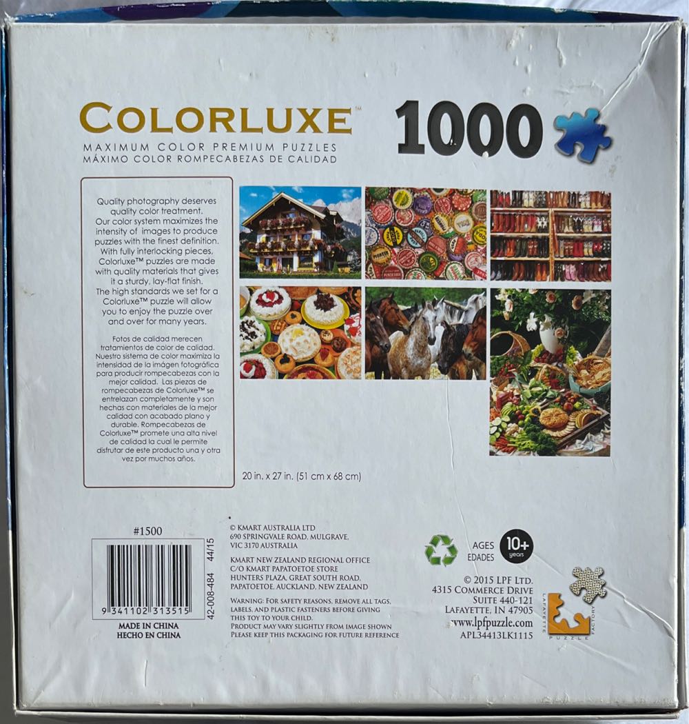 American Horses - Colorluxe puzzle collectible [Barcode 9341102313515] - Main Image 2