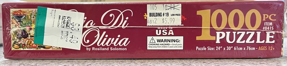 Olio Di Olivia - White Mountain puzzle collectible [Barcode 724819254163] - Main Image 2