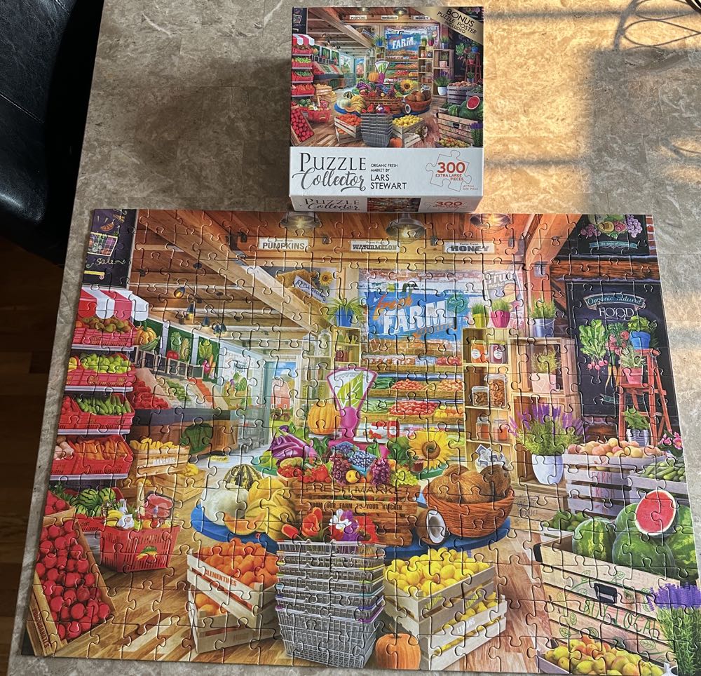 Organic Fresh Market - Rose Art puzzle collectible [Barcode 4895145435703] - Main Image 2