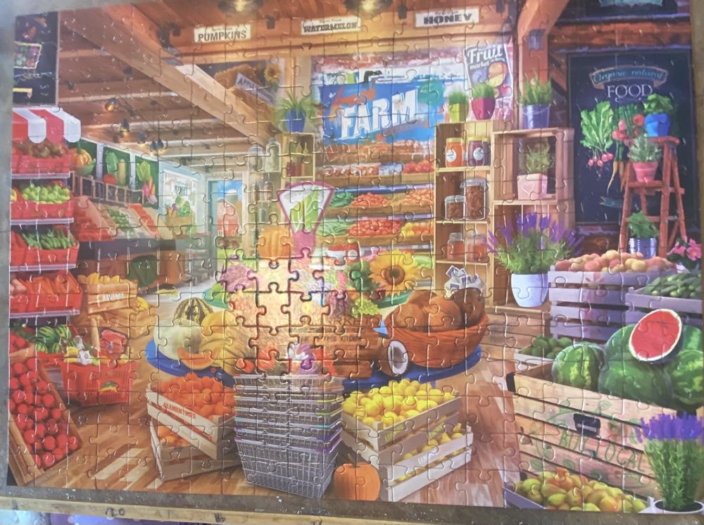 Organic Fresh Market - Rose Art puzzle collectible [Barcode 4895145435703] - Main Image 4