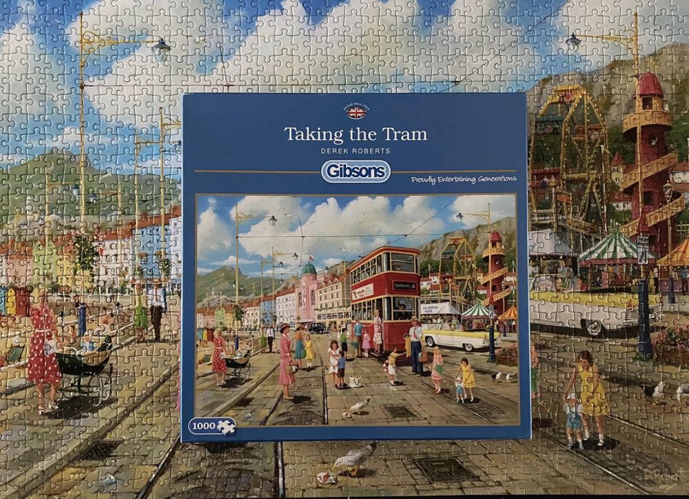 Taking the Tram - Gibsons puzzle collectible [Barcode 5012269061635] - Main Image 4