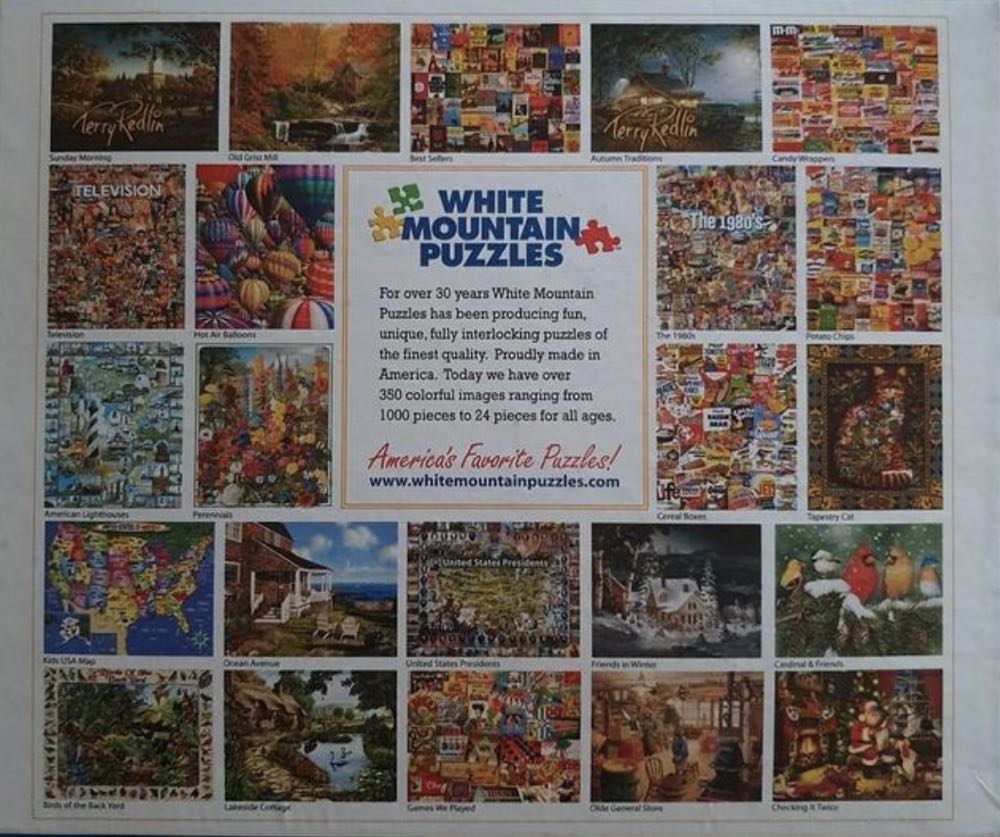 Games We Played  - White Mountain puzzle collectible [Barcode 724819255047] - Main Image 4