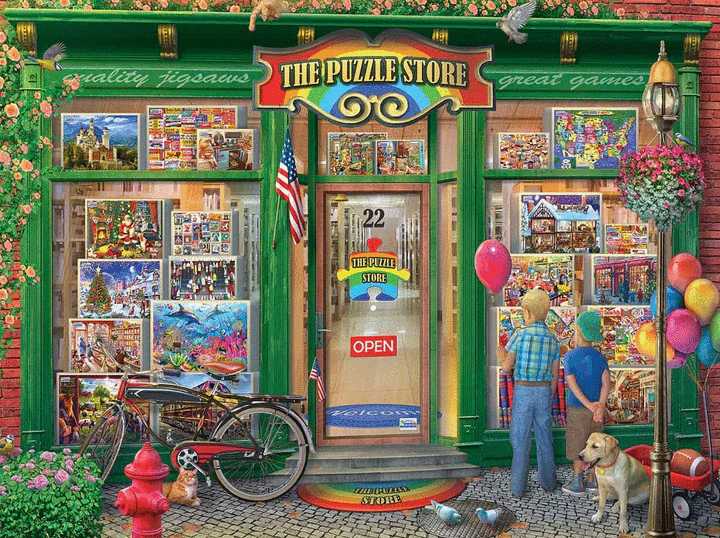 The Puzzle Store - White Mountain puzzle collectible [Barcode 724819262120] - Main Image 2