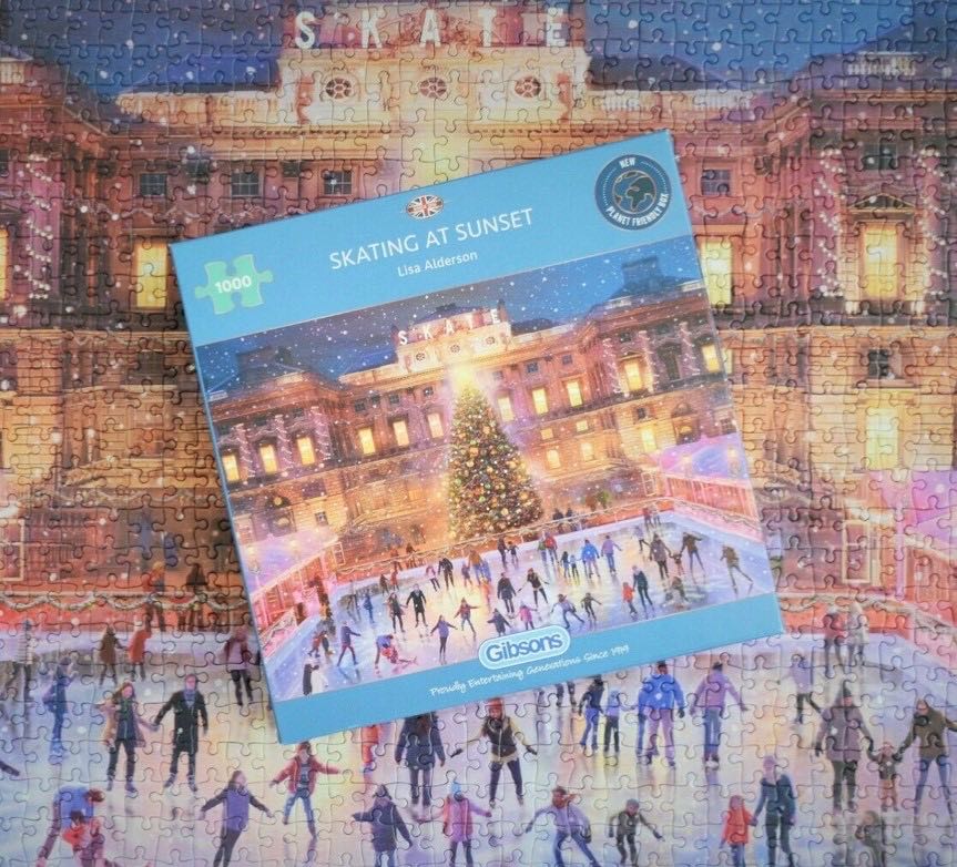 Skating at Sunset (Maken) - Gibsons puzzle collectible [Barcode 5012269062762] - Main Image 4