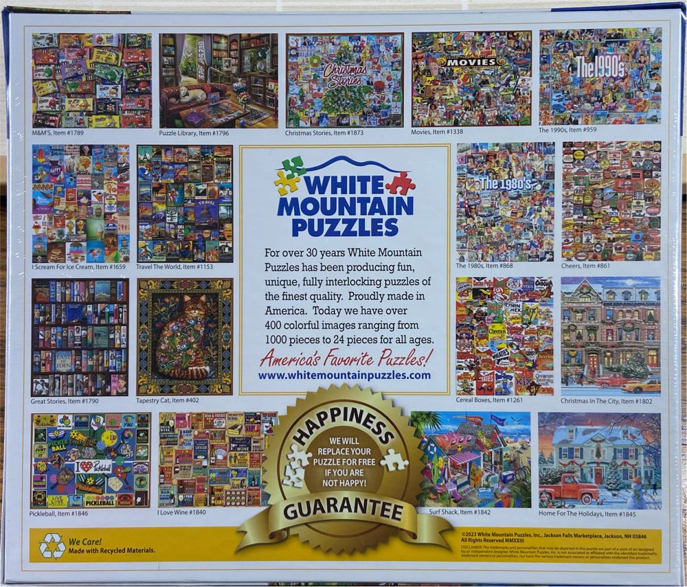 Sunny Barn-selling  - White Mountain puzzle collectible [Barcode 724819264421] - Main Image 2