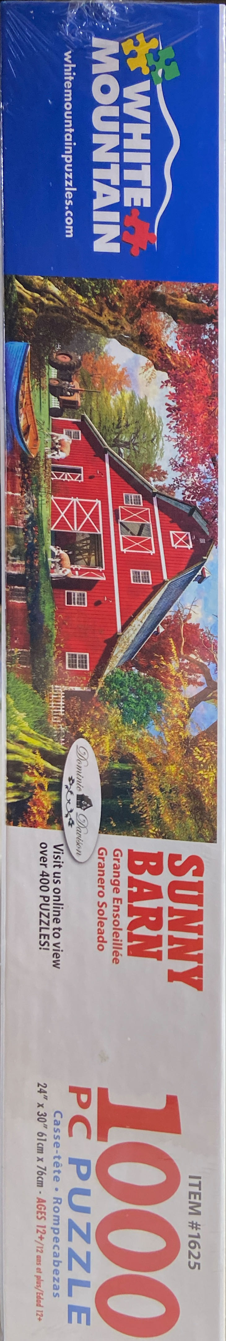 Sunny Barn-selling  - White Mountain puzzle collectible [Barcode 724819264421] - Main Image 3