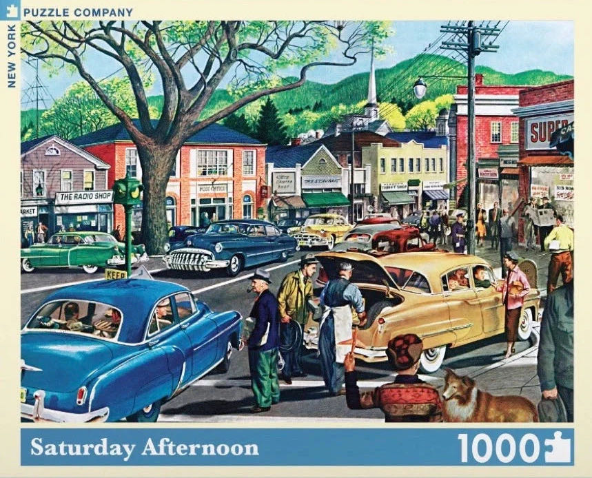Saturday Afternoon - New York Puzzle Co. puzzle collectible - Main Image 2
