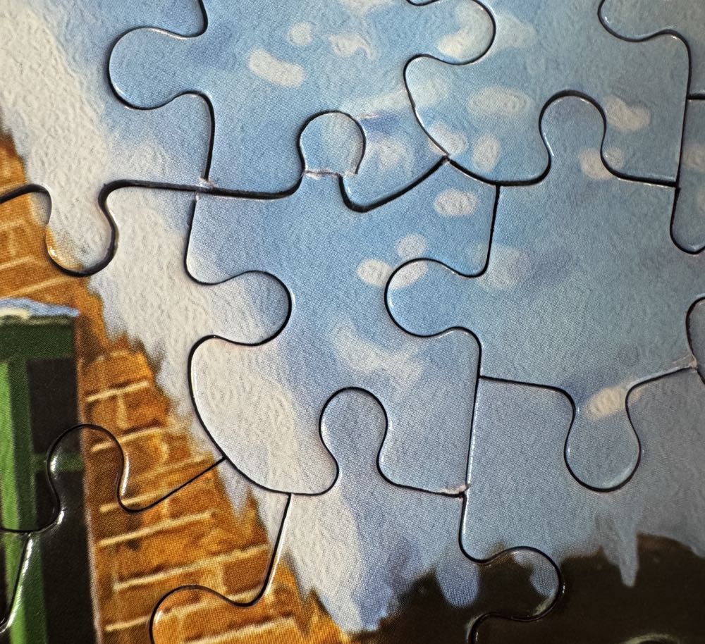 Festive Village  - White Mountain puzzle collectible [Barcode 724819262359] - Main Image 3