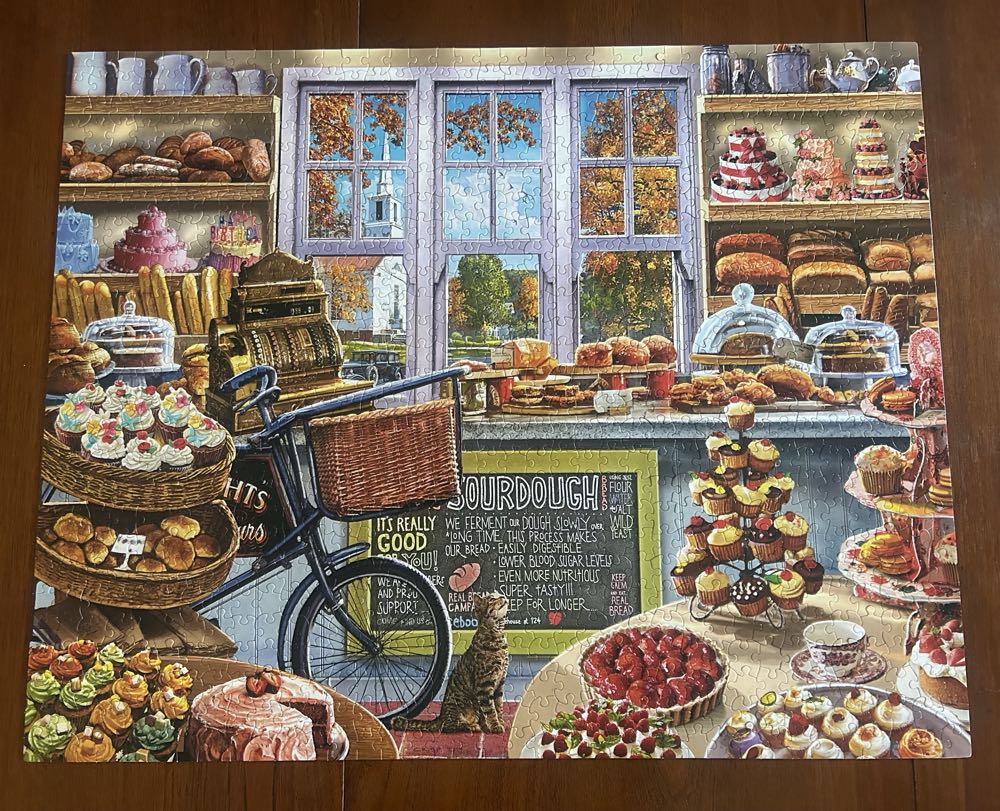 The Bakery - NEW! - White Mountain 🇺🇸 puzzle collectible [Barcode 724819260294] - Main Image 2