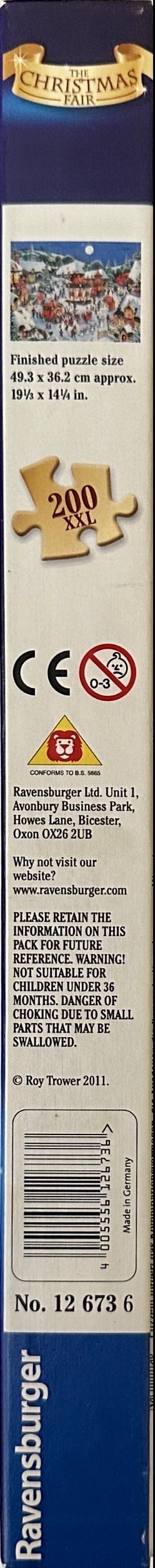 The Christmas Fair - Ravensburger puzzle collectible [Barcode 4005556126736] - Main Image 2
