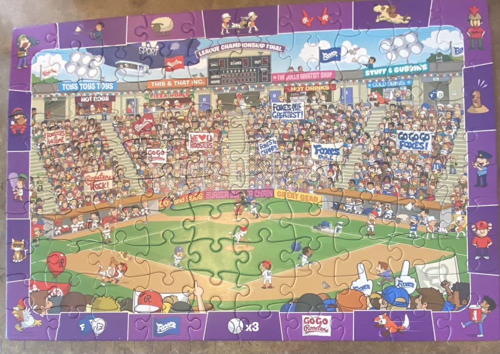 Baseball Spot And Find - Eurographics Kids puzzle collectible [Barcode 628136604734] - Main Image 2