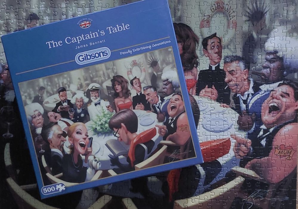The Captains Table - Gibsons puzzle collectible [Barcode 5012269030617] - Main Image 4