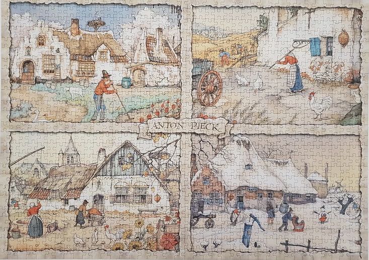 Anton Pieck, 4 Seizoenen. - Jumbo puzzle collectible [Barcode 8710126170939] - Main Image 3