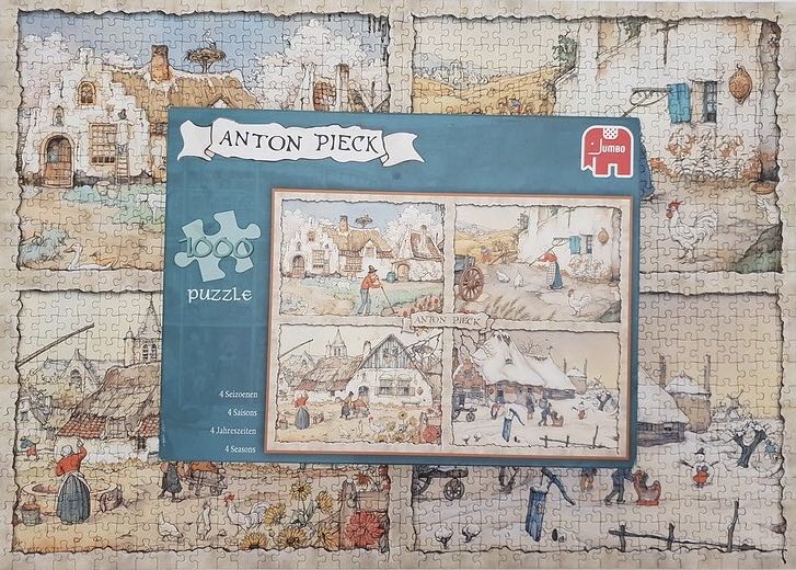 Anton Pieck, 4 Seizoenen. - Jumbo puzzle collectible [Barcode 8710126170939] - Main Image 4