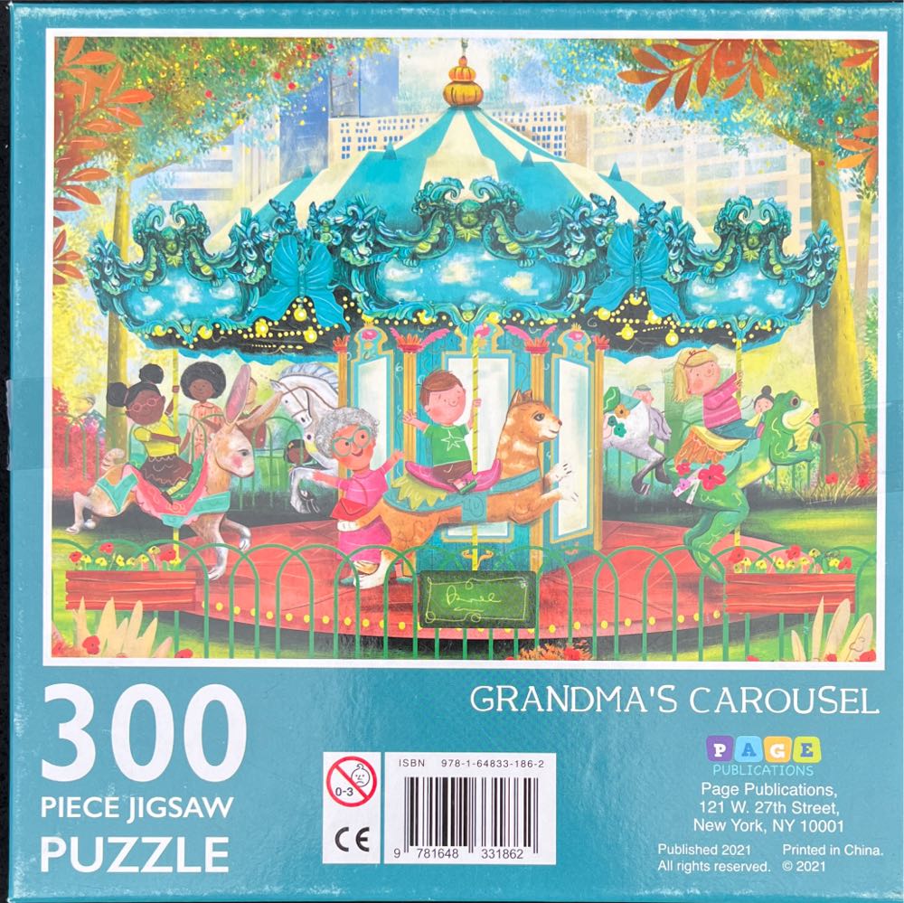 Grandma’s Carousel - Page Publications puzzle collectible [Barcode 9781648331862] - Main Image 2