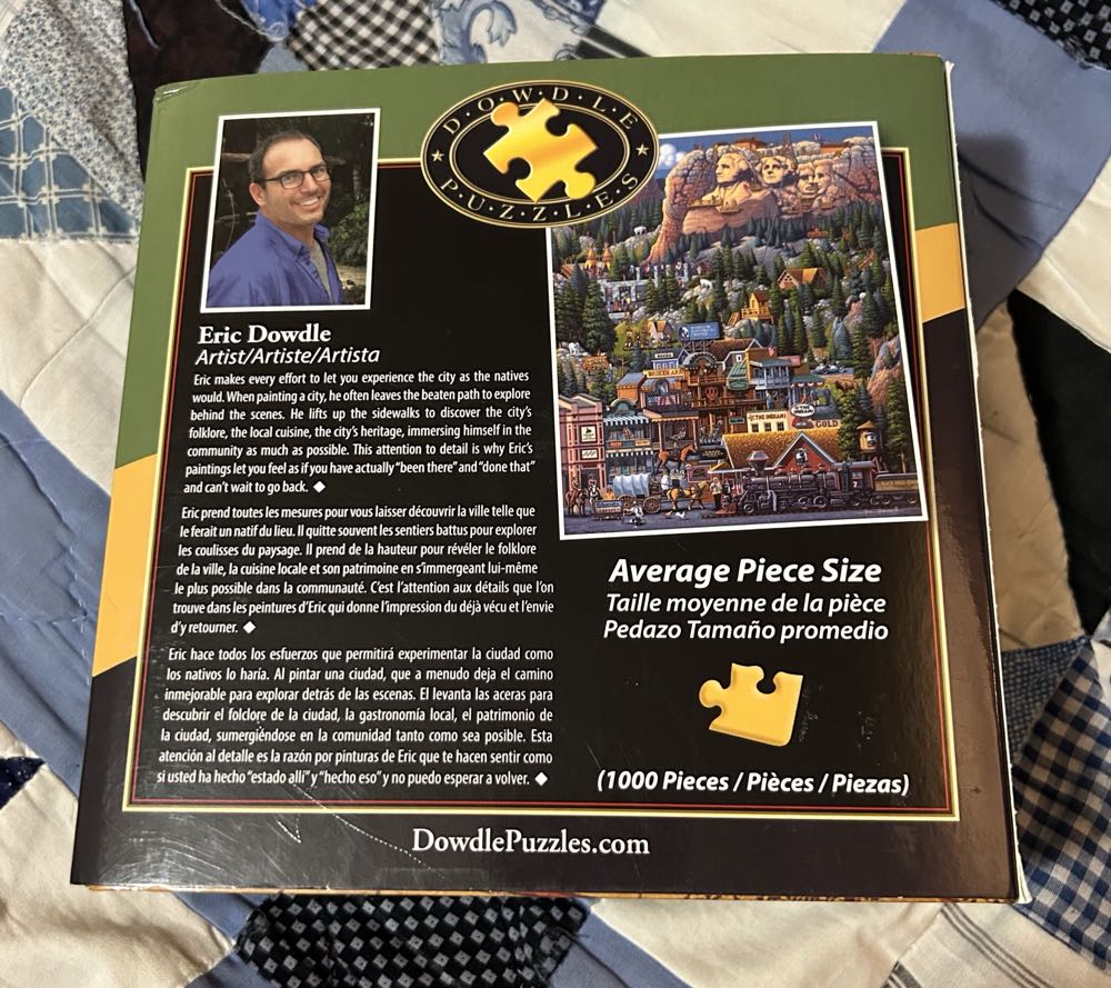 The Black Hills -2014- Copy 2 -Sell - Dowdle puzzle collectible [Barcode 671095402712] - Main Image 2