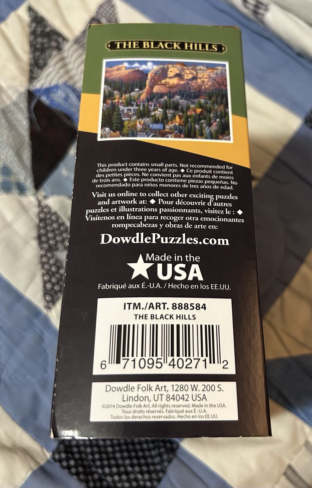 The Black Hills -2014- Copy 2 -Sell - Dowdle puzzle collectible [Barcode 671095402712] - Main Image 3