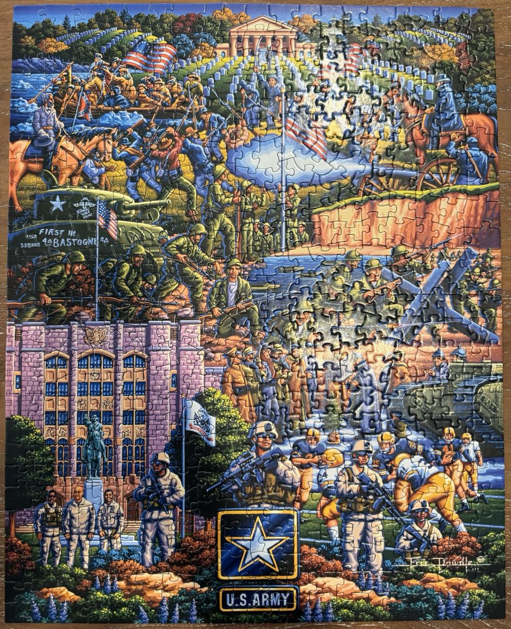 U.S. Army - Dowdle puzzle collectible [Barcode 671095104289] - Main Image 2