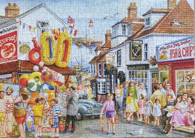 Seaside Shopping - Falcon de luxe puzzle collectible [Barcode 8710126110058] - Main Image 3