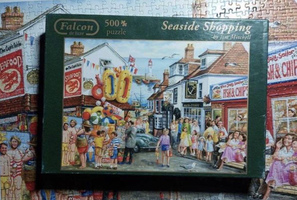 Seaside Shopping - Falcon de luxe puzzle collectible [Barcode 8710126110058] - Main Image 4