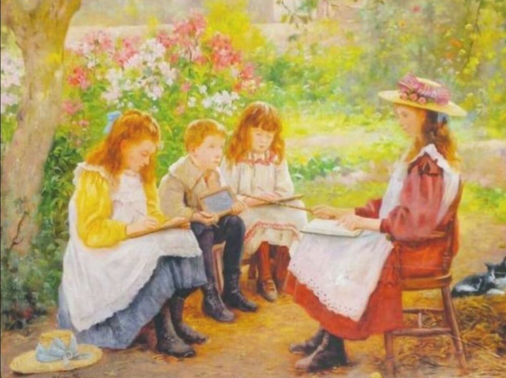 Summer Lessons in a 1900 Garden - Falcon de luxe puzzle collectible [Barcode 8710126109656] - Main Image 2