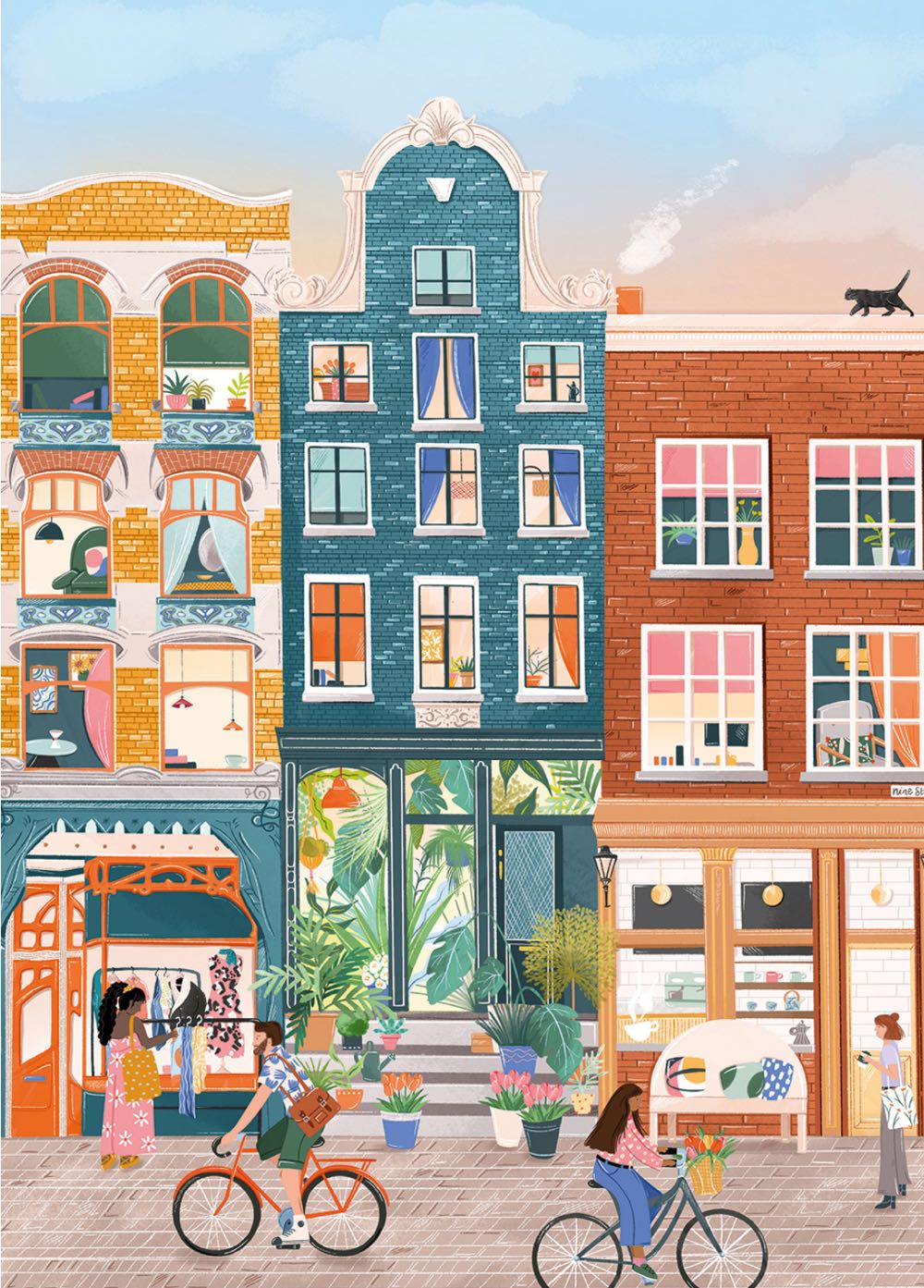 Nine Streets, Amsterdam - Pieces & Peace puzzle collectible [Barcode 3770001400822] - Main Image 2