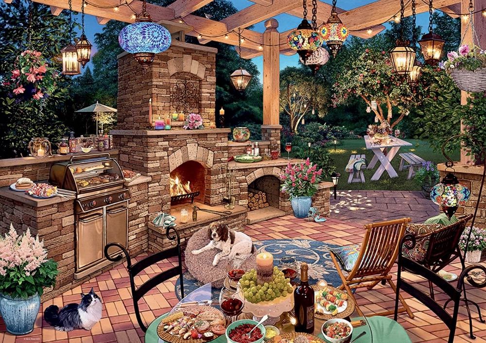 Jane Bannon Bees On Thistle Official Field & Fur Piece Jigsaw Puzzle