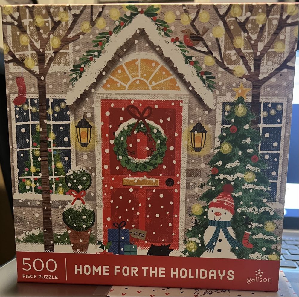 Home for the holidays - Galison puzzle collectible [Barcode 9780735377592] - Main Image 2