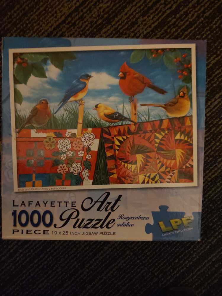 Birds And Quilts - LPF (Lafayette Puzzle Factory) puzzle collectible [Barcode 686141910257] - Main Image 1