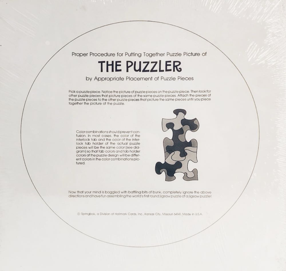 The Puzzler - Springbok (Vintage) puzzle collectible - Main Image 3