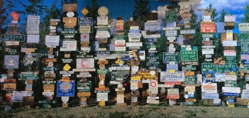 Road Signs 🟦 - Milton Bradley (MB) puzzle collectible [Barcode 5023117310898] - Main Image 3