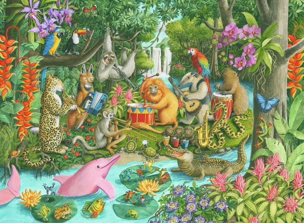 Rainforest River Band - Ravensburger puzzle collectible [Barcode 4005556133673] - Main Image 2