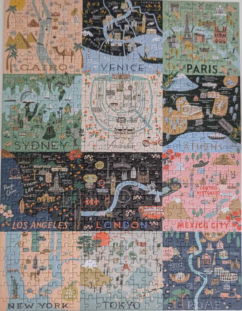 City Maps - Rifle Paper Co puzzle collectible - Main Image 2