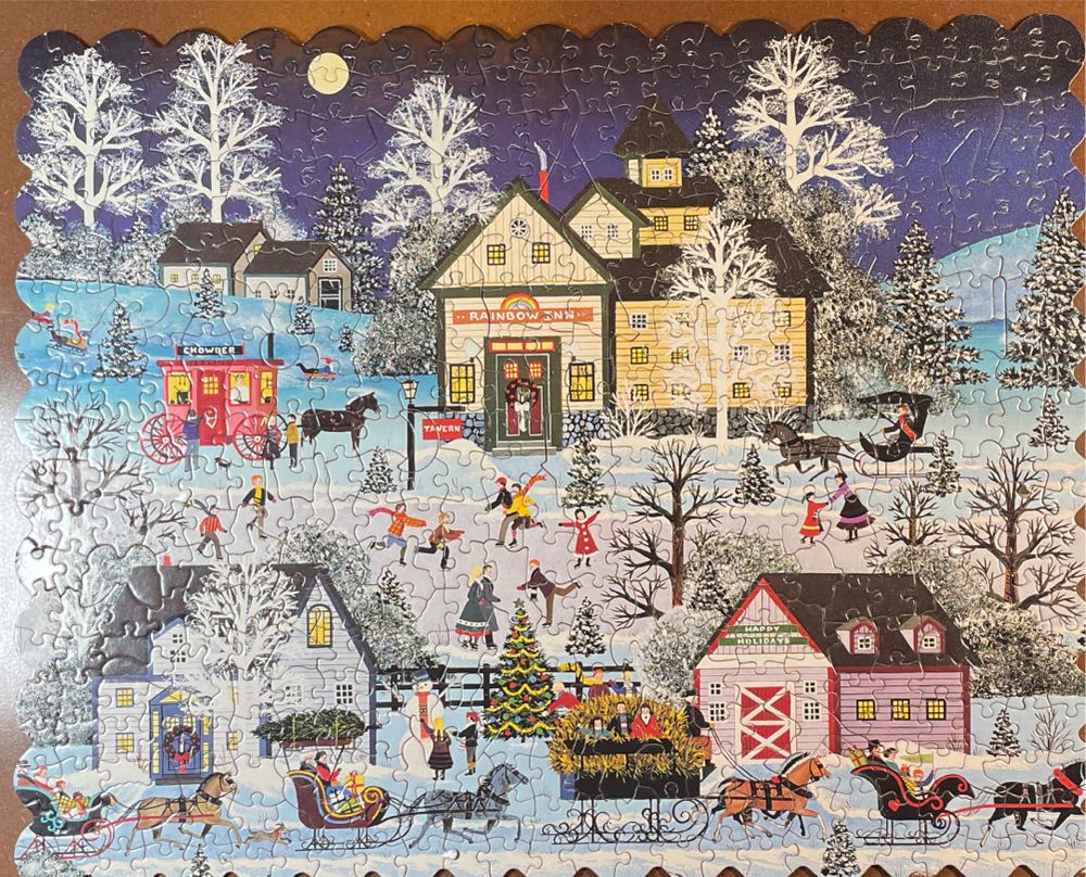 Christmas Traffic Jam - Ceaco 🇺🇸 puzzle collectible [Barcode 021081010054] - Main Image 3