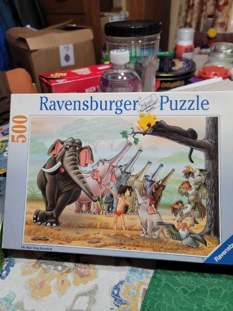 SOLD Bits And Pieces 500 Piece Jigsaw Puzzle For Adults 18” X 24” Cool Campers 500 Pc Nature Animals Bears Camping Forest River Jigsaw By Artist Kathy Bambeck