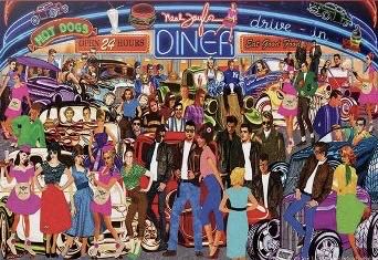 Cruisin - SunsOut puzzle collectible [Barcode 796780615120] - Main Image 2