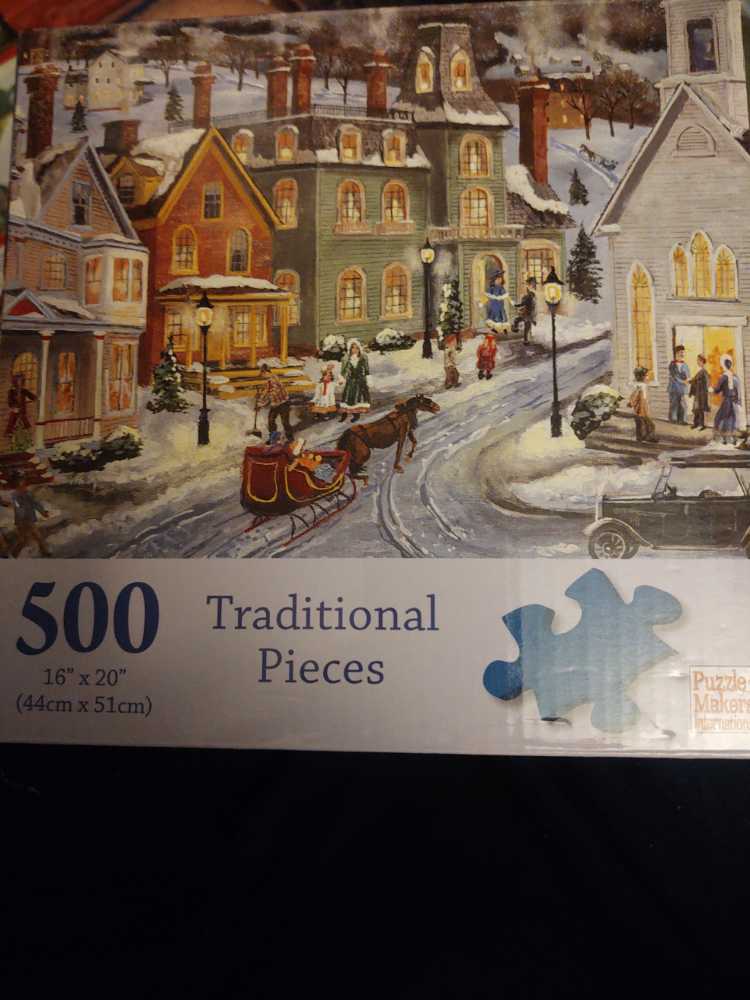 Winter’s Eve - Puzzle makers international puzzle collectible - Main Image 2