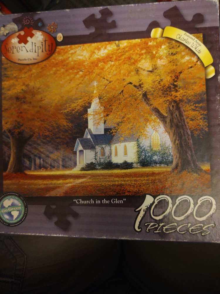 ”Church In The Glen”  - Serendipity Puzzle Company puzzle collectible [Barcode 890061653716] - Main Image 2