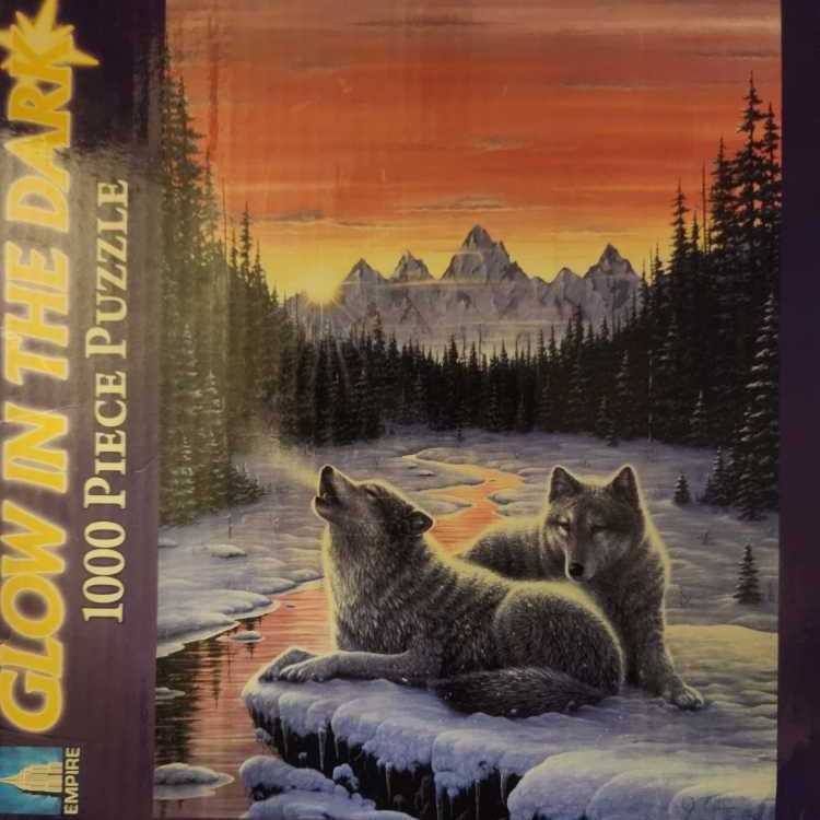 Photomosaic Flamingo Jigsaw Pieces Puzzle Sealed Missing Cellophane