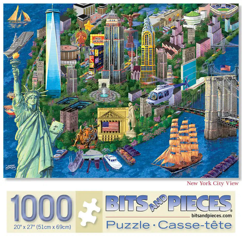 New York City View - Bits And Pieces puzzle collectible [Barcode 192949015112] - Main Image 2