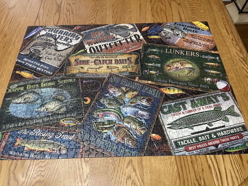 Fish Signs - Cobble Hill 🇨🇦 puzzle collectible [Barcode 625012801300] - Main Image 2