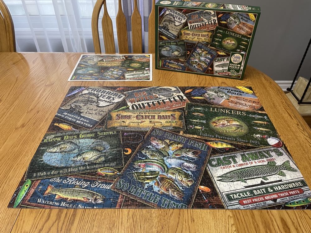 Fish Signs - Cobble Hill 🇨🇦 puzzle collectible [Barcode 625012801300] - Main Image 3