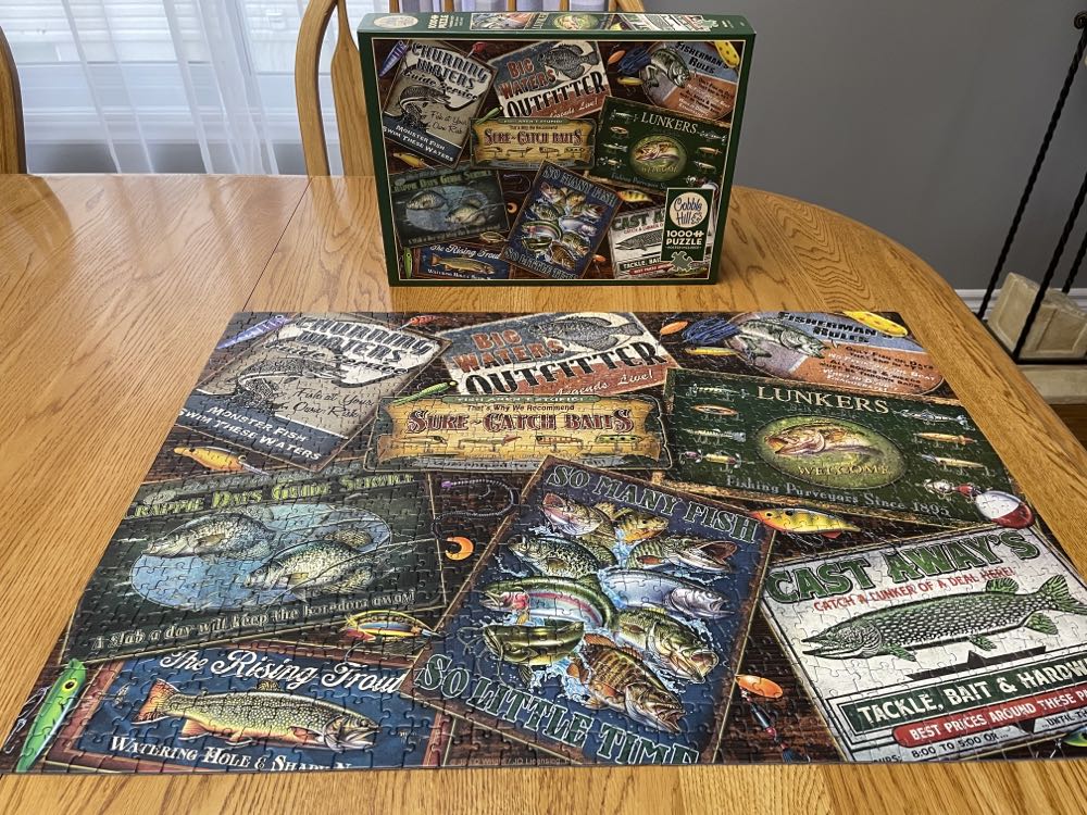 Fish Signs - Cobble Hill 🇨🇦 puzzle collectible [Barcode 625012801300] - Main Image 4