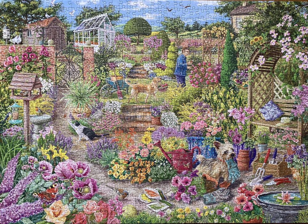 Garden In Bloom - Gibsons puzzle collectible [Barcode 5012269063684] - Main Image 4