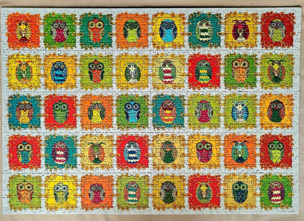 Pattern Owls - D-TOYS puzzle collectible [Barcode 5947502877530] - Main Image 2